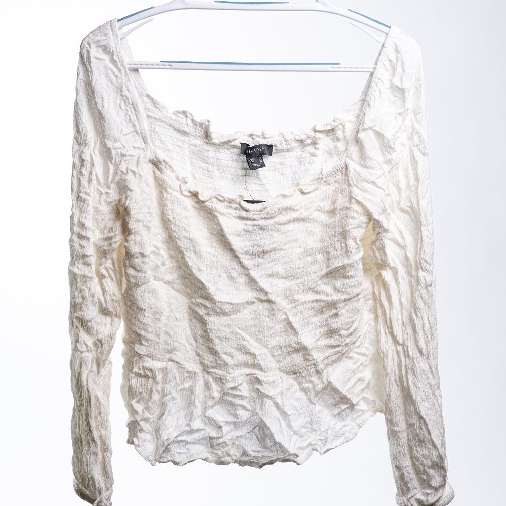 NEW Women's Ivory Top Plus Size 14